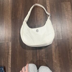 Lululemon Athletica Cream Hobo Bag